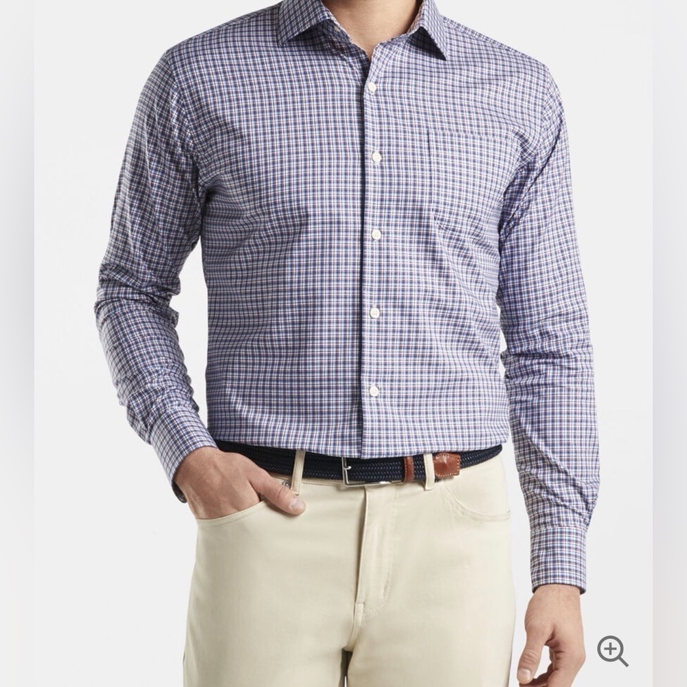 Peter Millar Crown Ease Curtis Sport Shirt Size XXL.